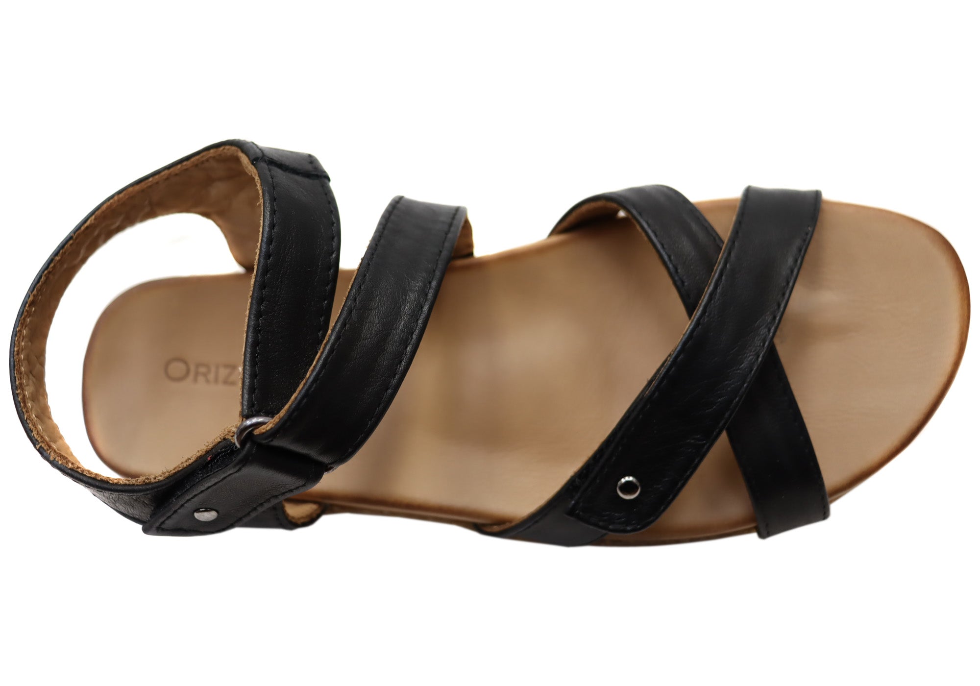 Orizonte Orbost Women's Comfortable European Leather Sandals - Stylish & Supportive for Walking, Travel & Summer Outfits