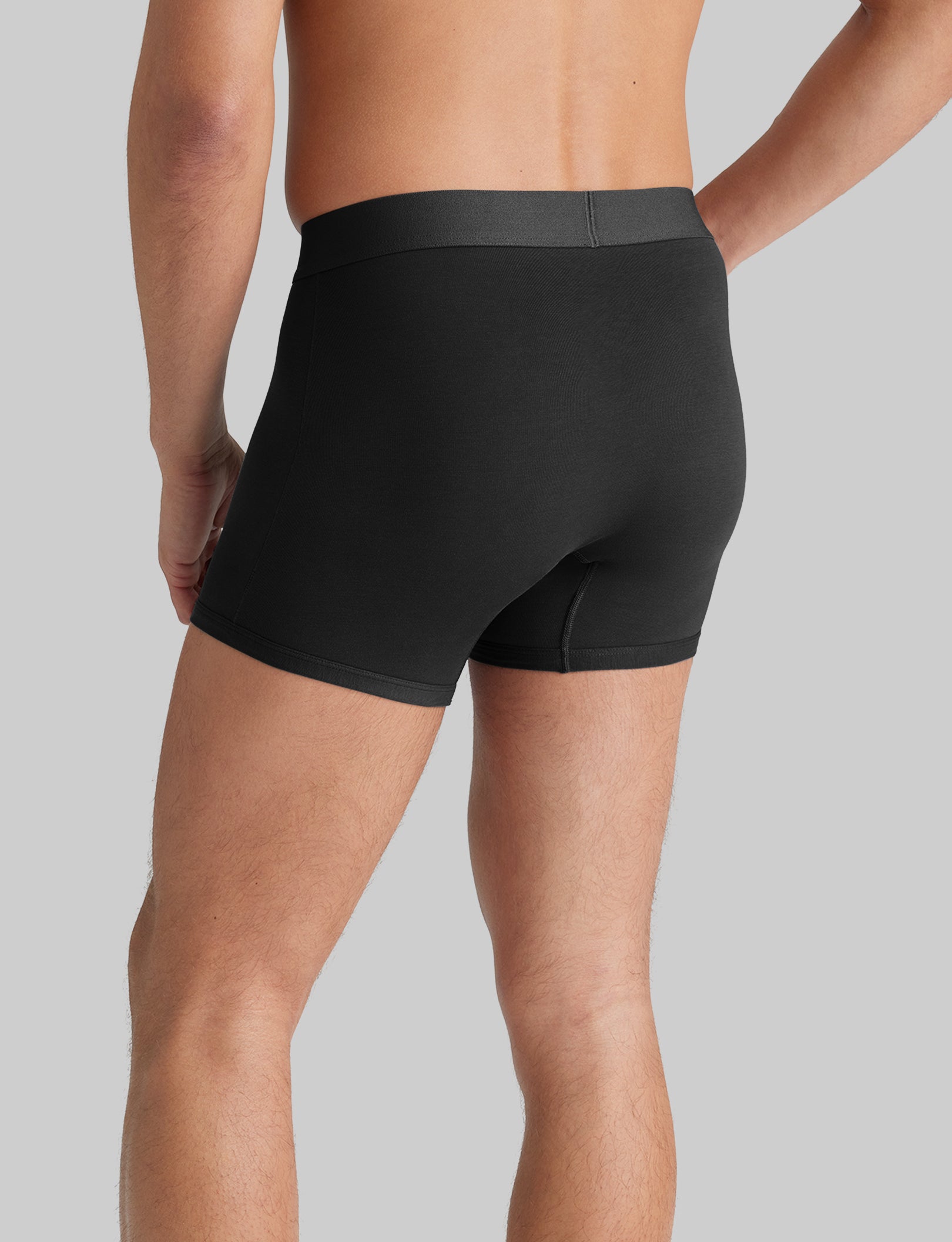 Premium Cotton Trunk Underwear for Men - 6 Pack Soft Breathable Boxer Briefs - Comfortable Everyday Wear for Workout, Lounge & Travel