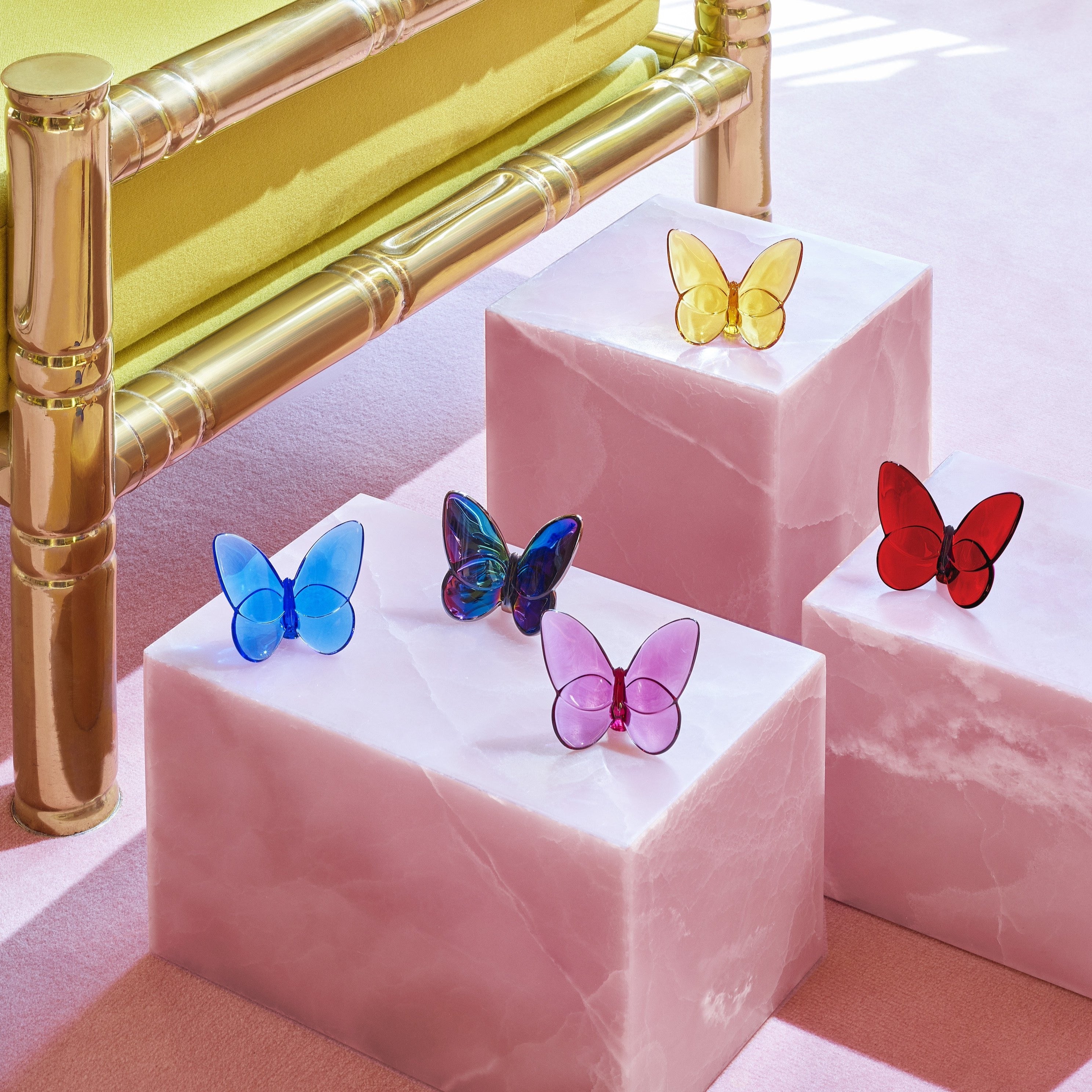 Peony Pink Butterfly Hair Clips - Elegant Floral Hair Accessories for Women & Girls - Perfect for Weddings, Parties & Everyday Wear