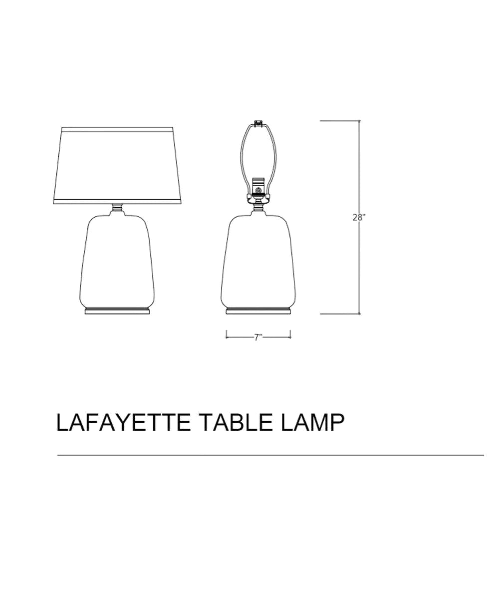 Blair Table Lamp - Modern LED Nightstand Light with USB Port, Touch Control & Adjustable Brightness for Bedroom, Living Room, Office Decor