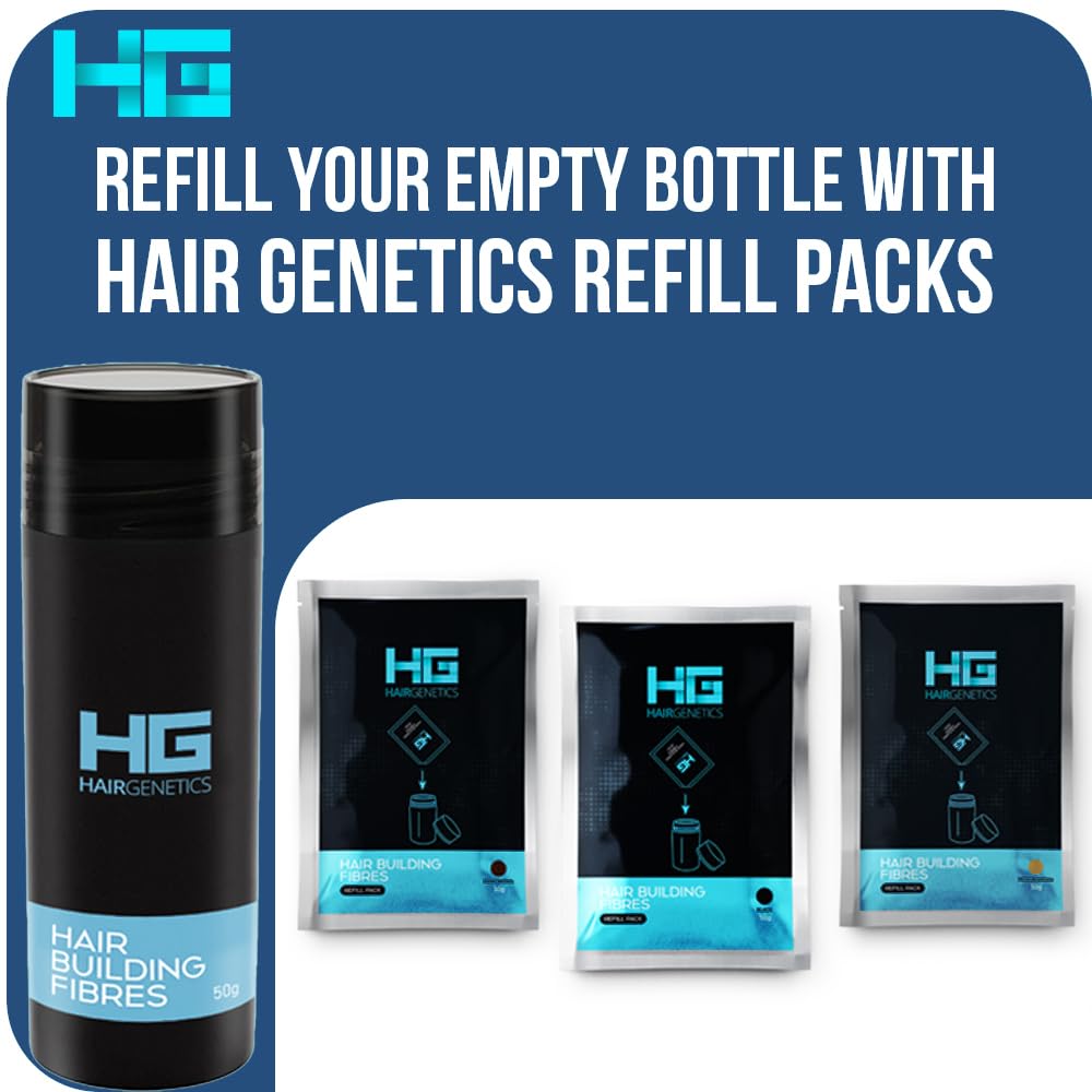 Medium Brown Hair Fibers for Hair Loss - 22g Hair Thickening Fibers for Men & Women - Covers Thin Hair & Bald Spots - Natural-Looking Hair Fibers for Thicker Fuller Hair - Perfect for Daily Use, Work, and Special Occasions