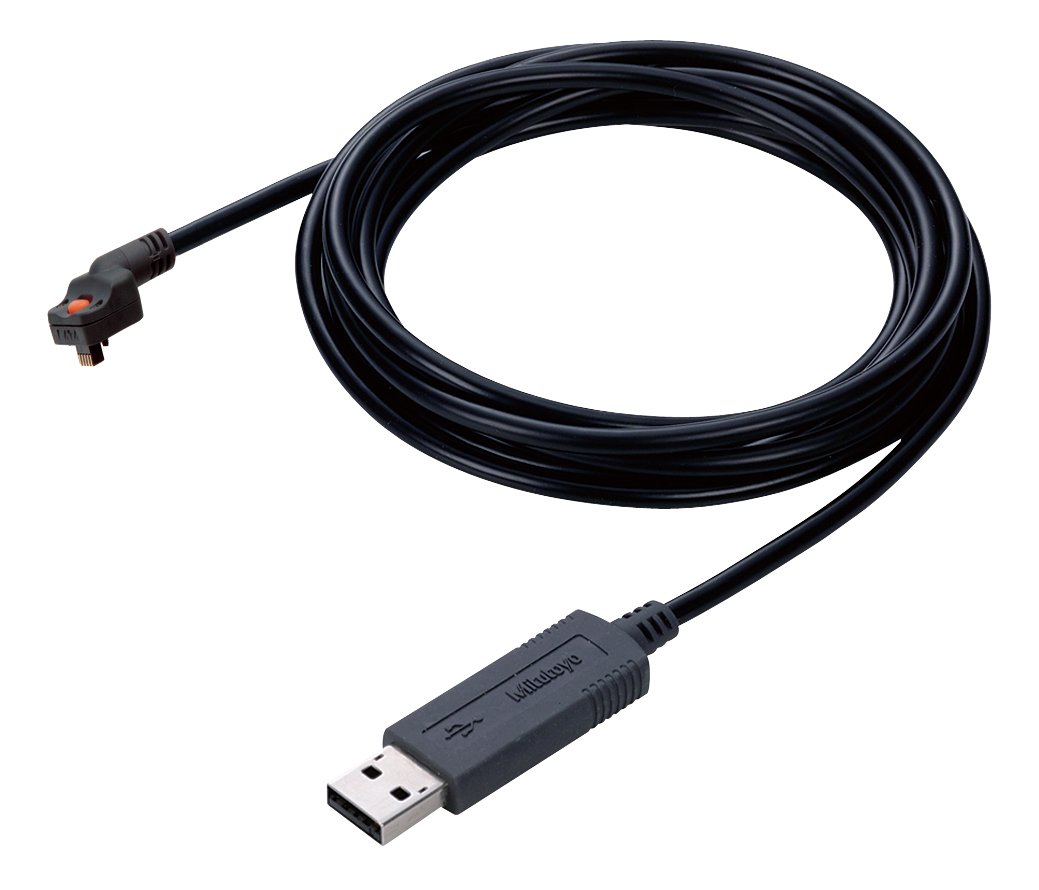 Mitutoyo 06ADV380B USB Input Tool - Compatible with Digimatic Micrometers, Inside Micrometers, Holtests & Micrometer Heads | Waterproof Data Switch for Precision Measurement | Ideal for Industrial, Laboratory & Quality Control Applications