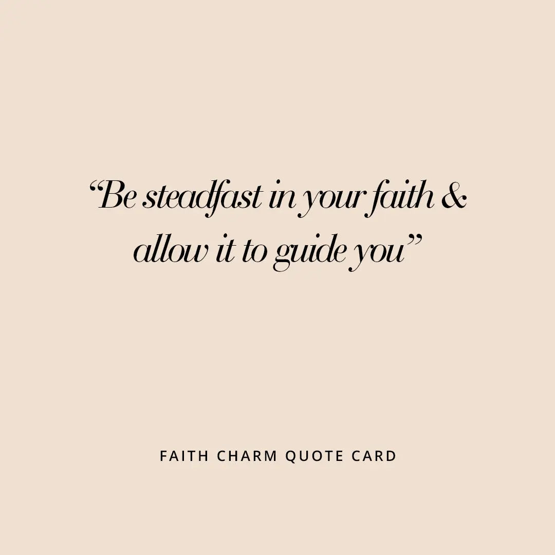 Faith Cross Charm Pendant Necklace - Religious Jewelry for Women & Men - Perfect for Church, Baptism, Gifts & Everyday Wear