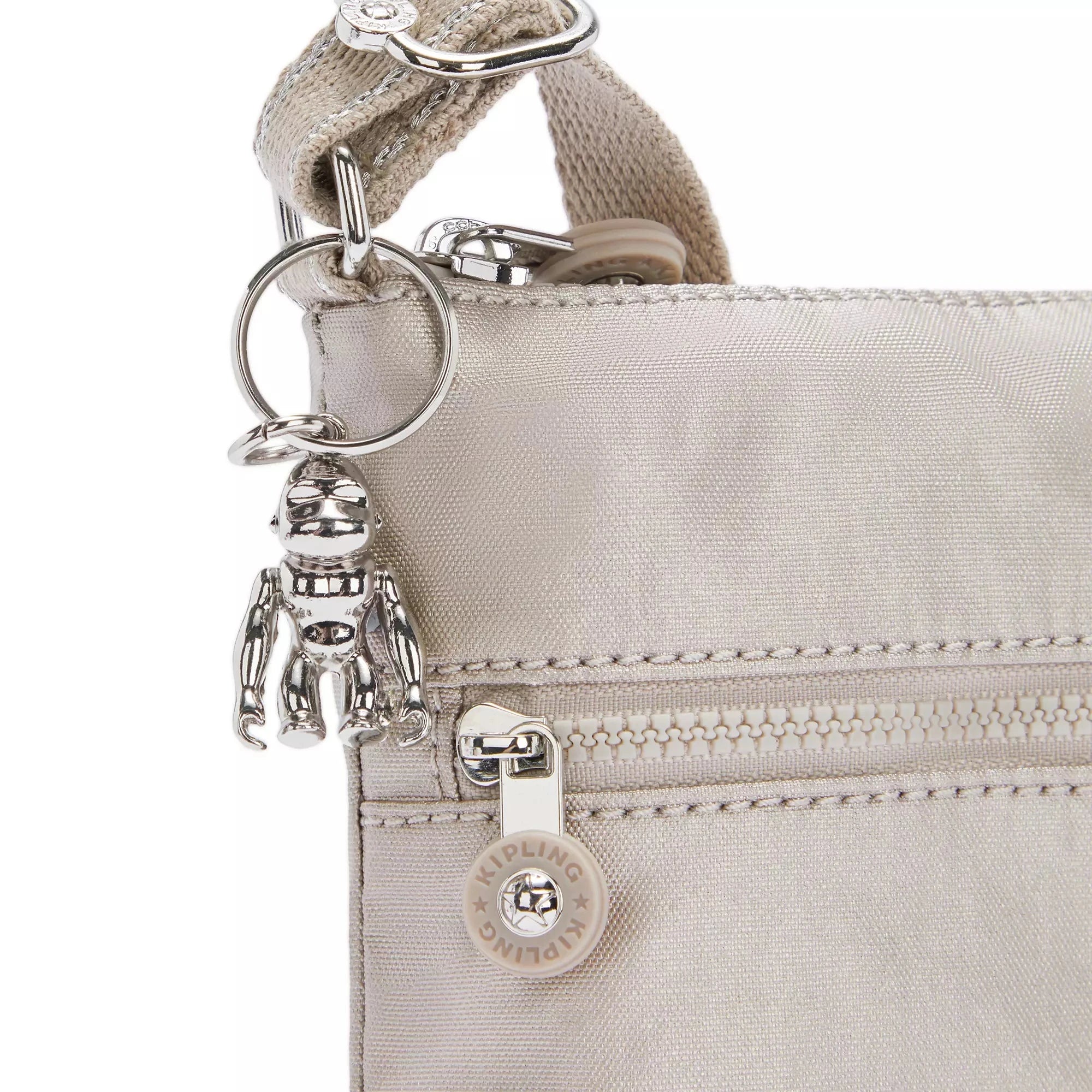 Kipling Keiko Metallic Crossbody Mini Bag - Stylish & Lightweight Purse for Women | Perfect for Travel, Shopping & Everyday Use