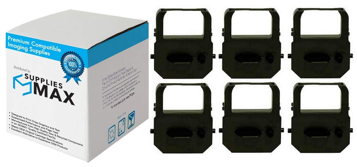 Compatible Replacement Printer Ribbons for Acroprint 175/ES-700/ES-900/Patriot Purple Time Clock (6-Pack, 390121P) - Perfect for Office Time Tracking & Employee Attendance Management