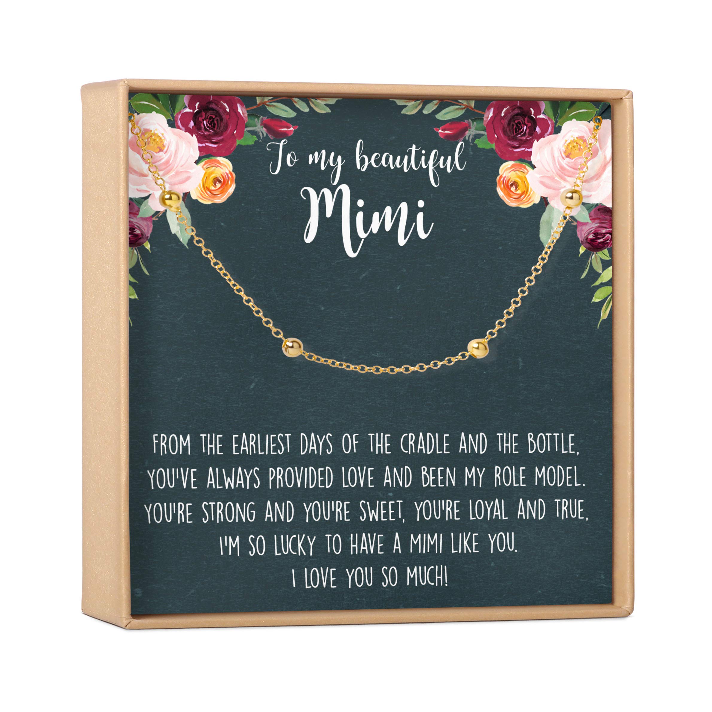 Dear Ava Mimi Bracelet - Sterling Silver Dot Bracelet with Heartfelt Card | Thoughtful Birthday, Christmas & Holiday Jewelry Gift for Women | Perfect for Mother's Day, Anniversaries & Special Occasions