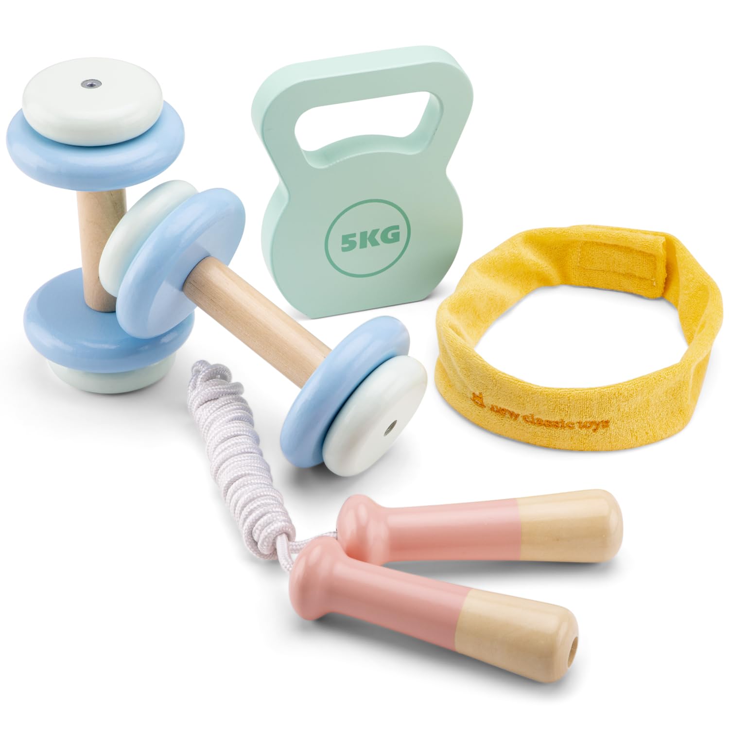 New Classic Toys - Fitness Kit for Kids & Adults | Fun Exercise Equipment for Home, Gym & Outdoor Activities