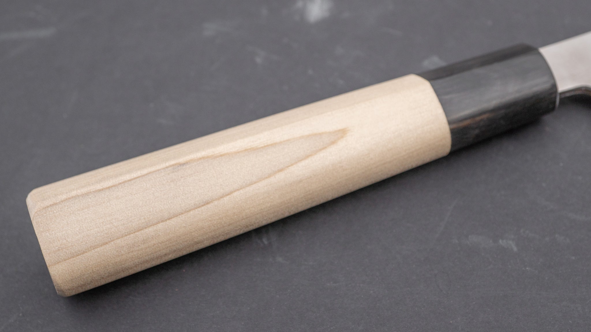 Premium Hitohira AH White #2 Stainless Clad Santoku Knife 170mm - Japanese Ho Wood Handle - Perfect for Slicing, Dicing & Precision Cooking in Professional Kitchens & Home Use