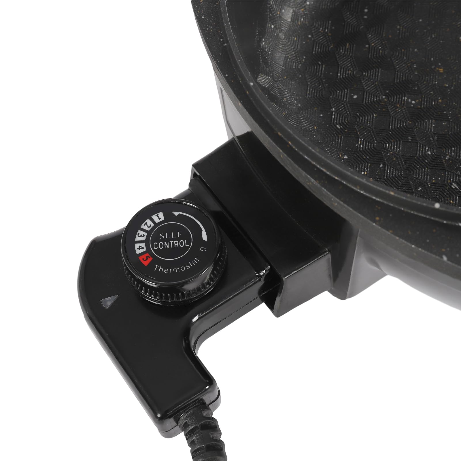1350W 2-in-1 Electric Hot Pot and Grill Combo - Smokeless Indoor BBQ & Shabu Shabu Cooker with Divider & Clear Lid - 13.78 Inch Black Nonstick Frying Pan for 3-5 People (110V) - Perfect for Family Gatherings, Dinner Parties & Asian Hot Pot Nights