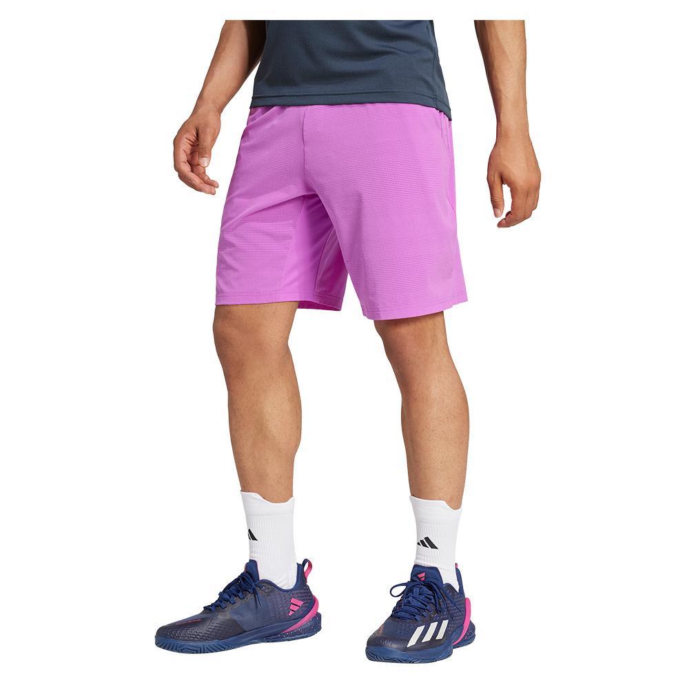 Men's 7-Inch Ergonomic Tennis Shorts - Purple Burst Color | Perfect for Tennis, Running & Gym Workouts