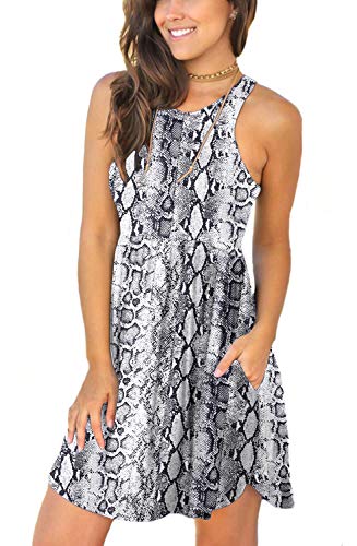 Snake Print White