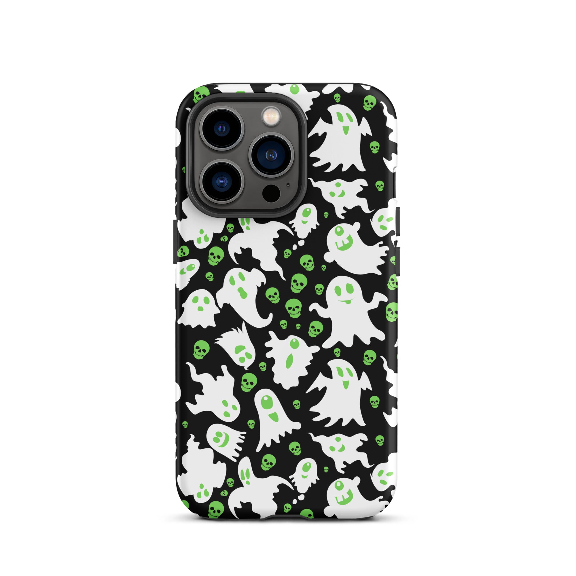 Premium Spooky Specter iPhone Case - Durable & Stylish Ghost Design for iPhone 14/13/12/11 Pro Max - Perfect for Halloween, Cosplay & Themed Parties