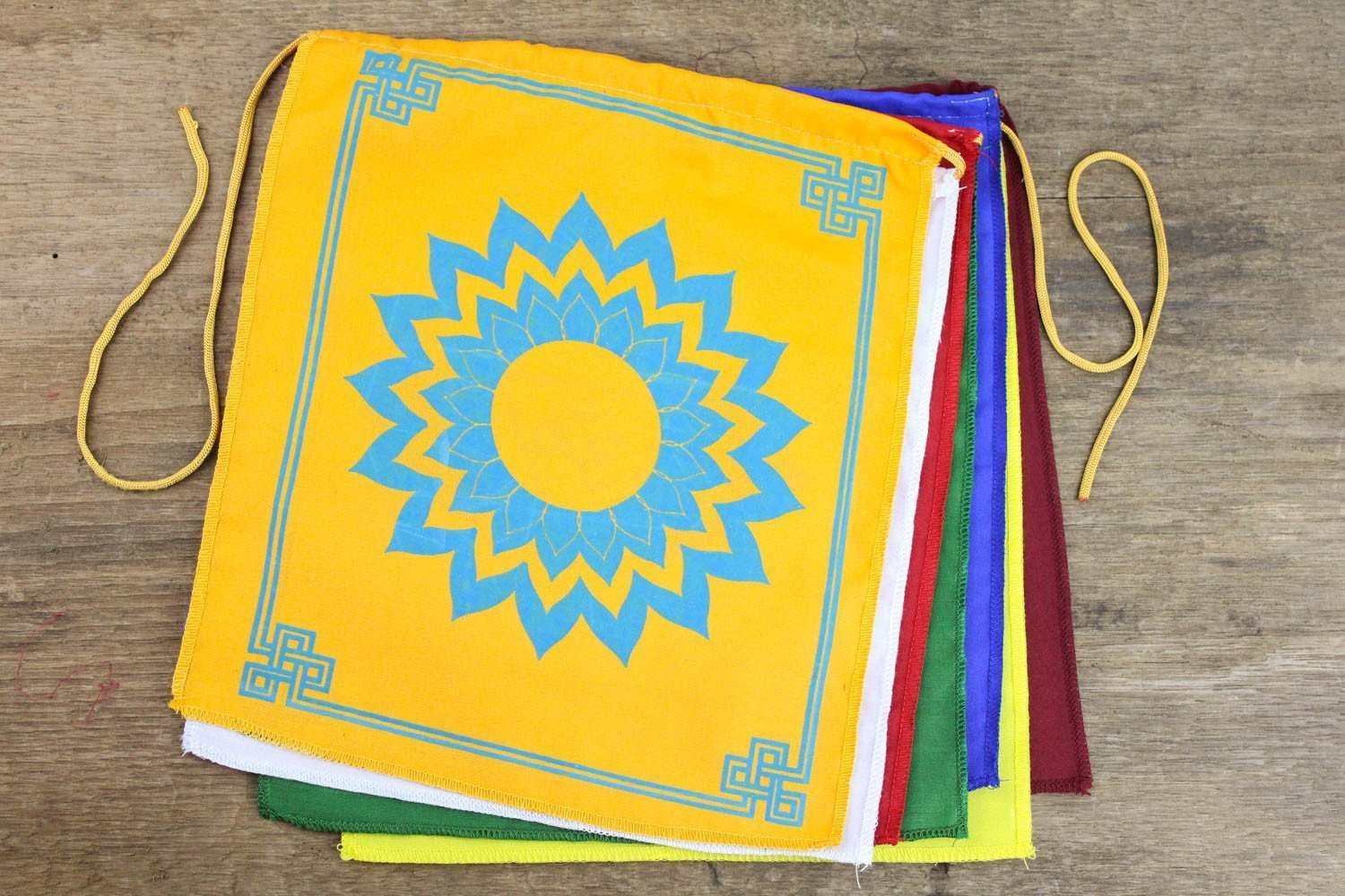 7 Chakra Energy Prayer Flags - Spiritual Healing & Meditation Decor for Home, Yoga Studio & Outdoor Space