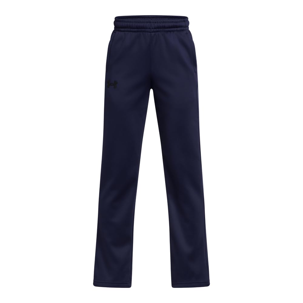 Under Armour Boys' Fleece-Lined Straight Leg Pants - Warm & Comfortable Athletic Pants for School, Sports & Outdoor Activities