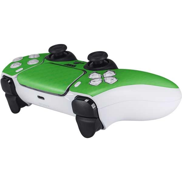 Premium Green Carbon Fiber PS5 Controller Skin - Custom Gaming Decal for Enhanced Grip & Style - Perfect for Gaming Enthusiasts & PS5 Console Protection