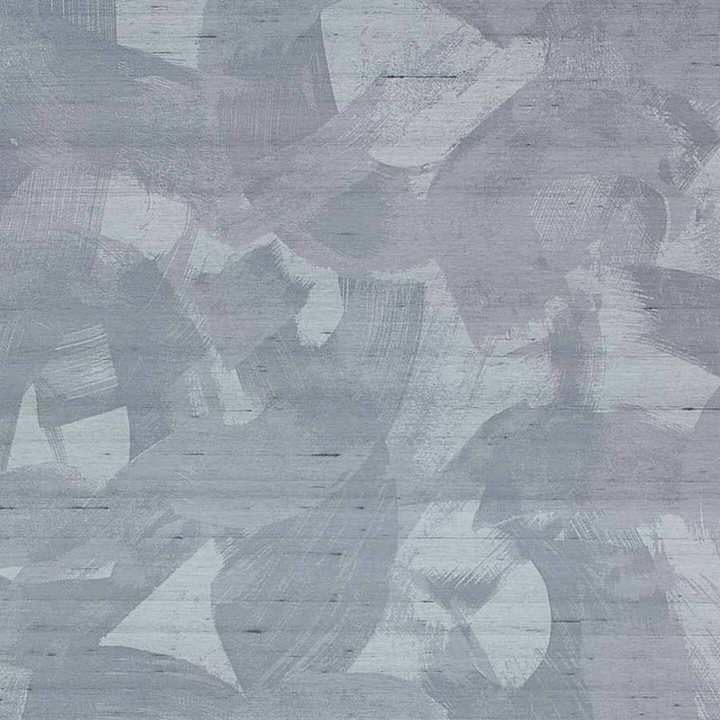 Phillip Jeffries Broad Strokes Painterly Grey Wallpaper - Premium Textured Wall Covering for Living Room, Bedroom & Office Decor