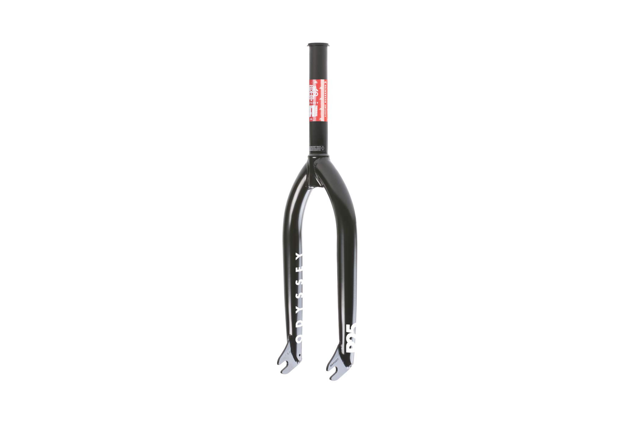 Odyssey R25 BMX Forks - Black | High-Strength Chromoly Steel | Ideal for Street, Park, and Dirt Jumping