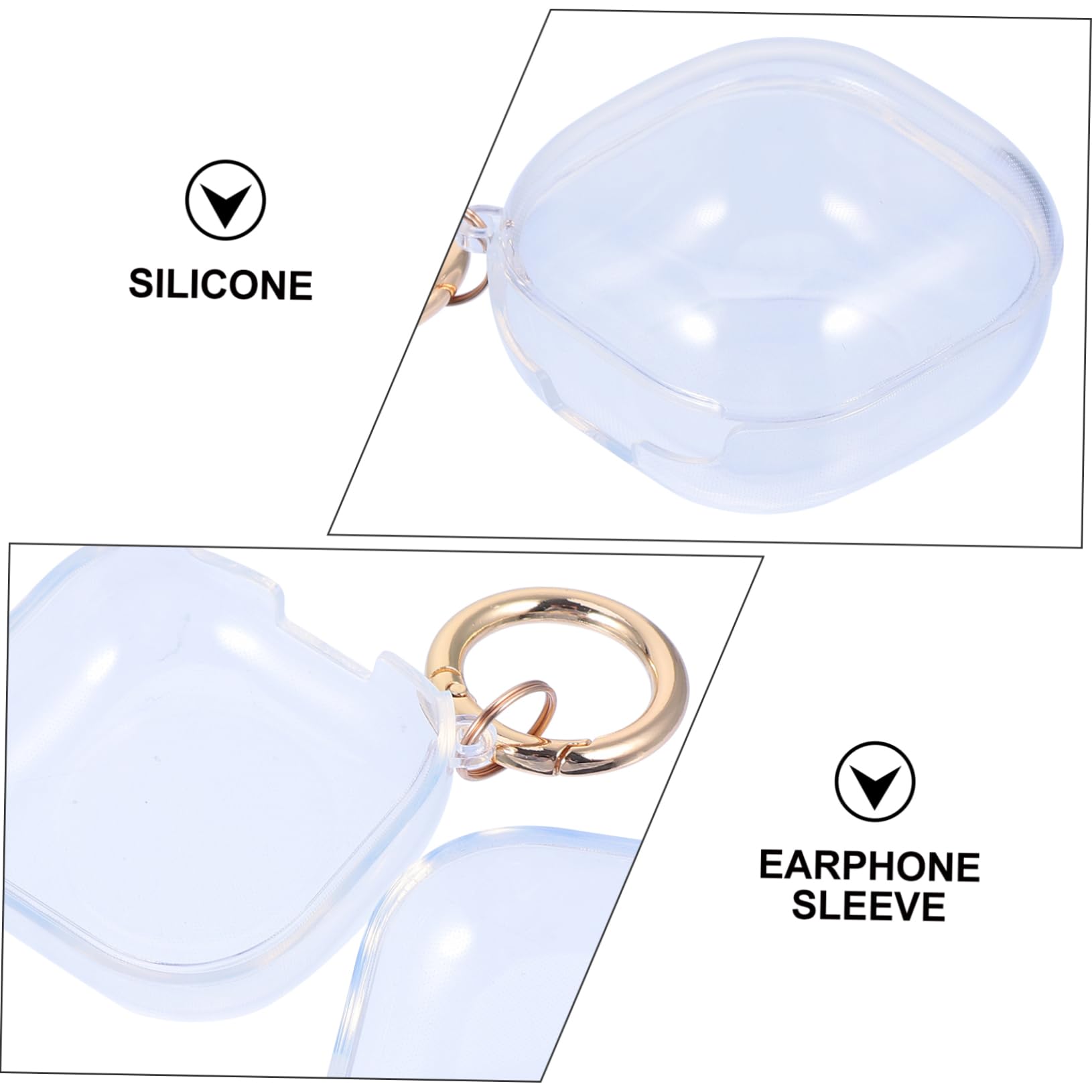 3 Pack Universal Earphone Case - Soft TPU Headset Storage Cover for AirPods Pro 2, Wireless Earbuds | Perfect for Travel, Gym & Daily Protection