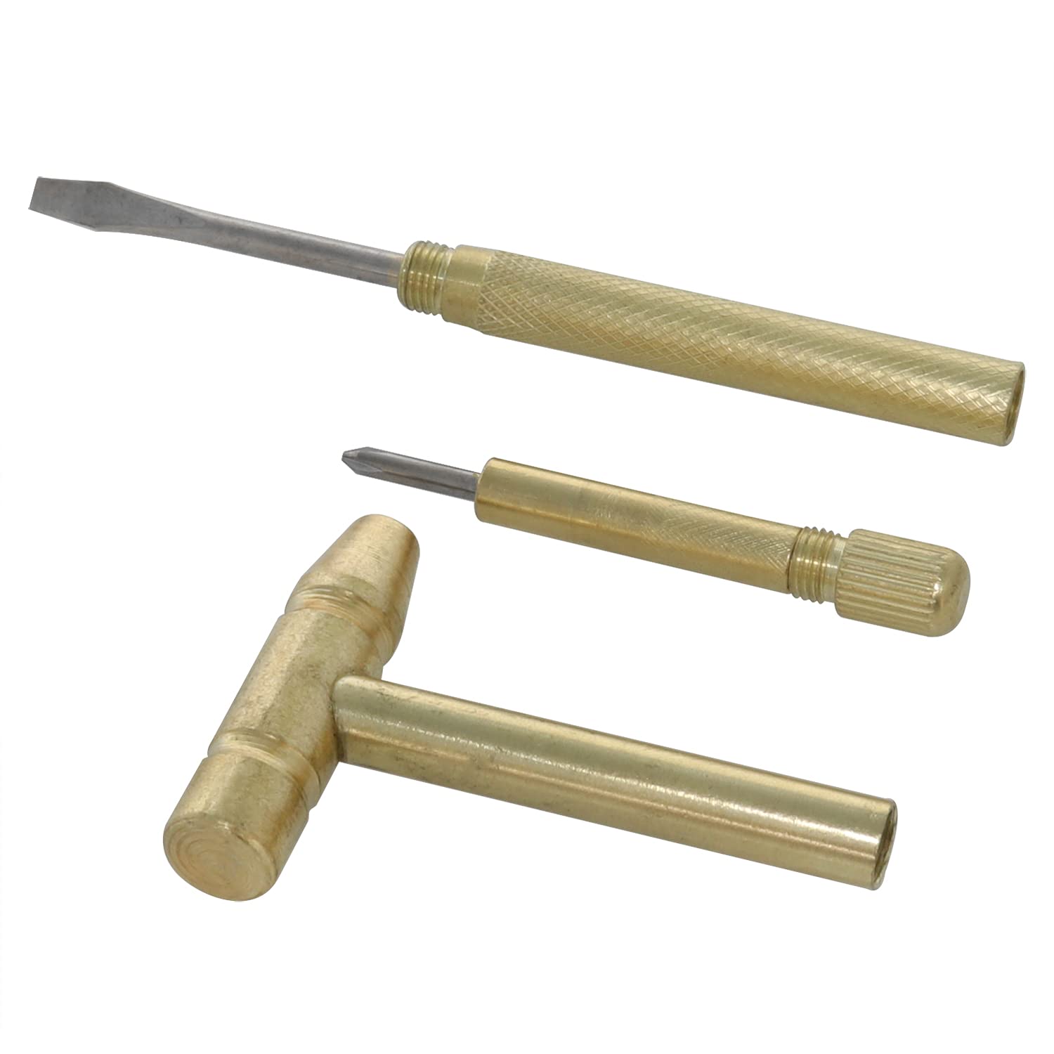 6-in-1 Micro Golden Copper Hammer - Mini Multifunctional Craft Tool for Watch Repair, Jewelry Making & Nut Cracking | Precision Screwdriver for Watchmakers, Jewelers & DIY Enthusiasts | Perfect for Delicate Crafts, Home Repairs & Gourmet Walnut Opening
