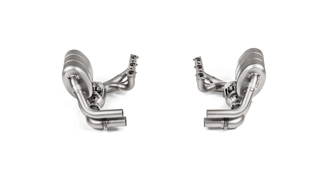 Akrapovič Evolution Titanium Exhaust Header Set for Porsche 911 GT3 (991) 2014-2017 - High Performance Racing Upgrade for Track & Street Use