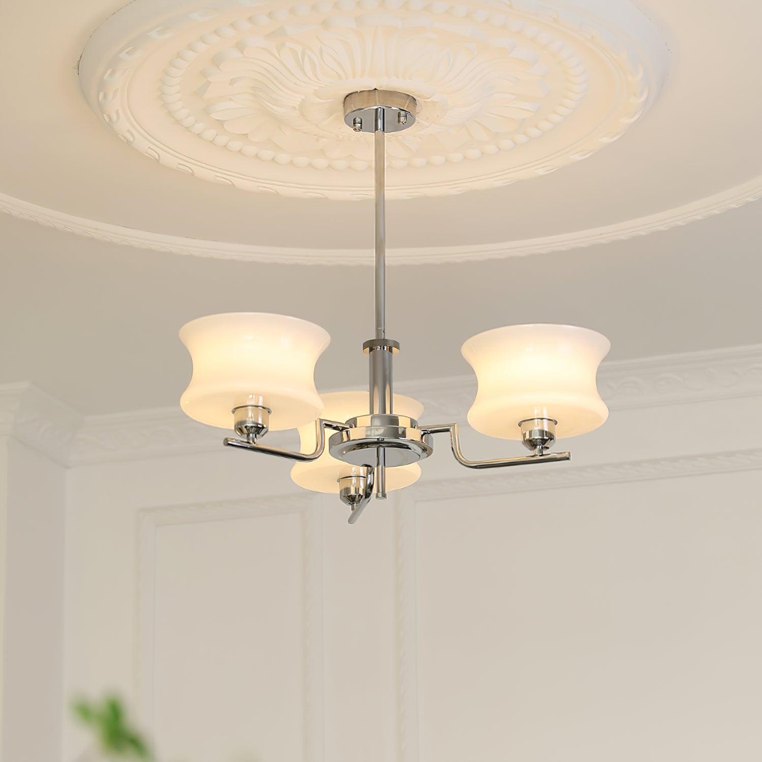Elegant Blue Crystal Chandelier - Modern Ceiling Light Fixture for Dining Room, Living Room & Bedroom Decor | Perfect for Home, Wedding & Event Lighting