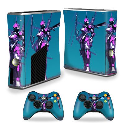 MightySkins Protective Vinyl Decal Wrap Cover for X-Box 360 & Xbox 360 S Console - Angelic Design | Durable, Customizable Skin | Easy to Apply & Remove | Made in USA | Perfect for Gaming Setups & Personalization