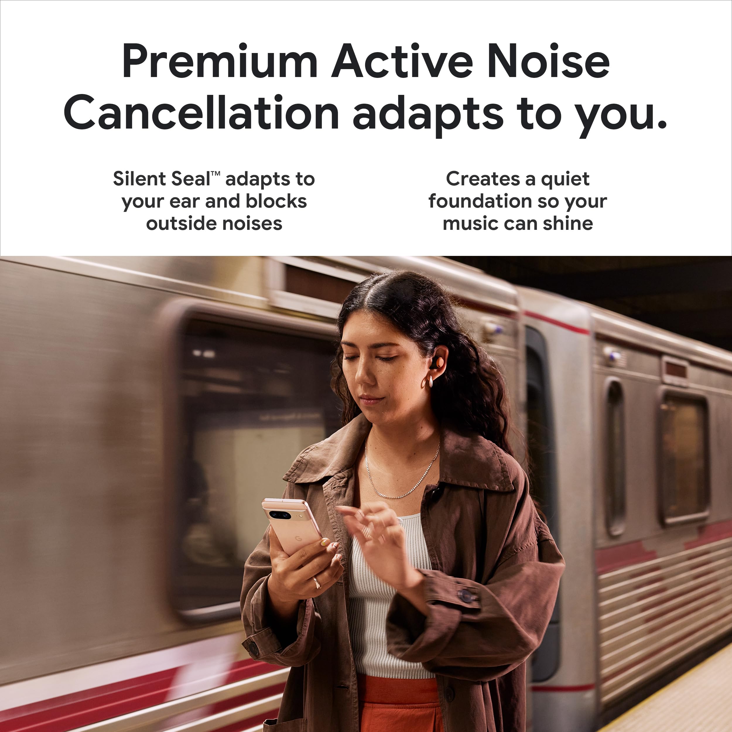 Google Pixel Buds Pro Wireless Earbuds with Active Noise Cancelling (ANC), Bluetooth 5.0, 30-Hour Battery - Bay Blue | Perfect for Workouts, Commuting & Travel