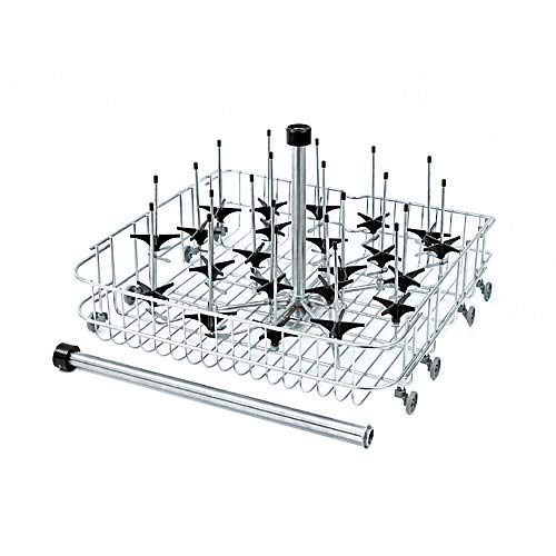 437141 BOD Bottle Insert for Glassware Washer - Holds 18 Bottles | Durable Lab Equipment for Scientific Research & Water Testing Labs