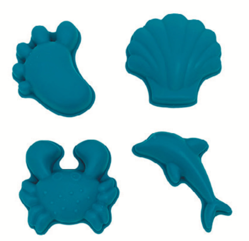 Scrunch Sand Footprint Mould Set - Beach Footprint Maker for Kids & Adults - Perfect for Beach Parties, Wedding Sand Ceremonies & Family Vacations