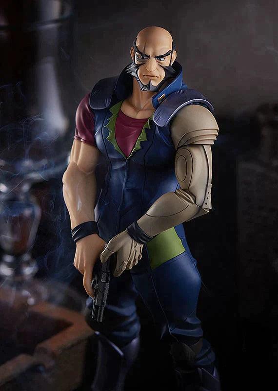 Cowboy Bebop Jet Black Pop Up Parade Action Figure - Anime Collectible for Fans & Gift Idea for Sci-Fi Enthusiasts