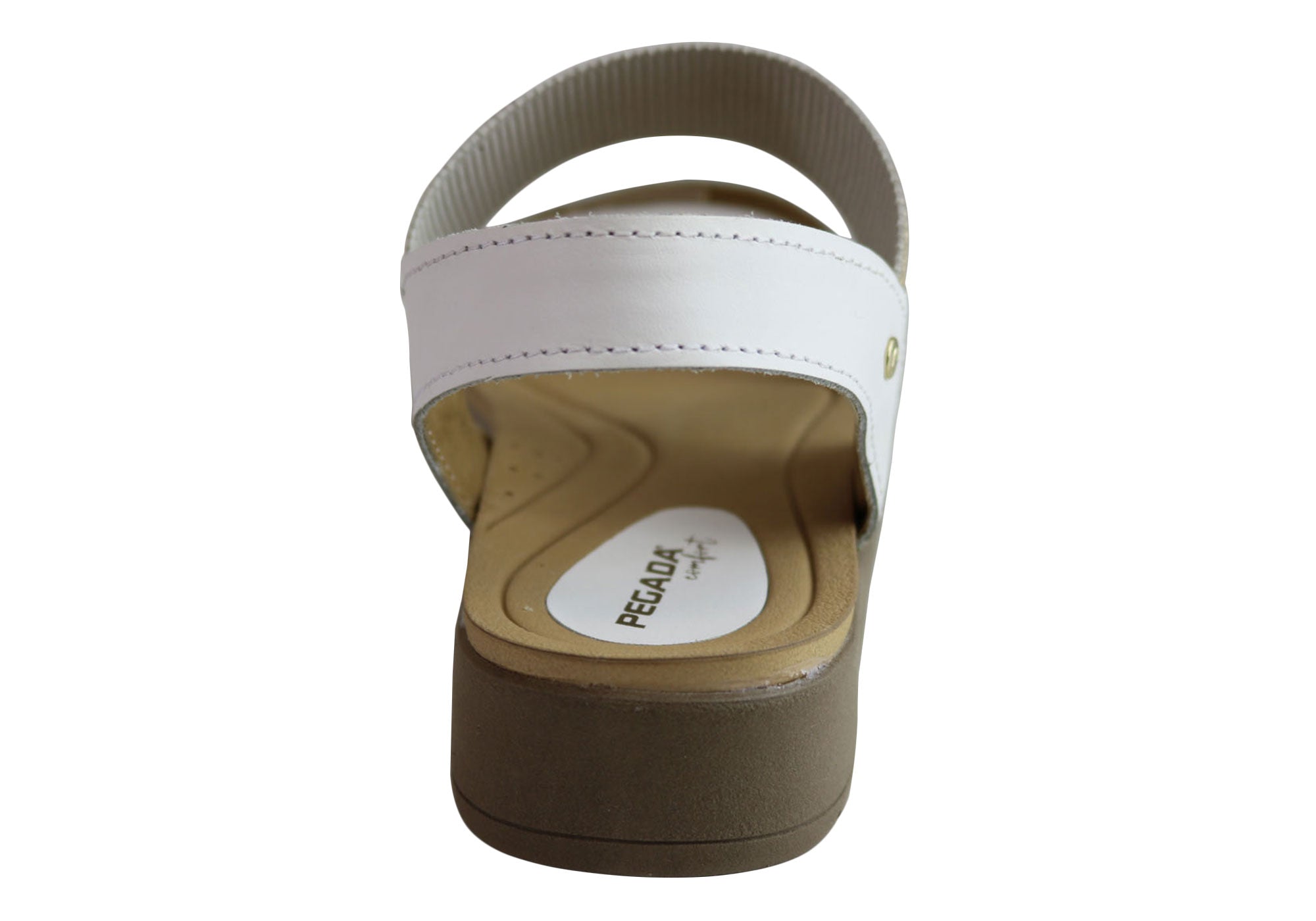 Pegada Rosie Women's Comfort Cushioned Leather Sandals - Handmade in Brazil - Perfect for Beach, Vacation & Summer Outfits