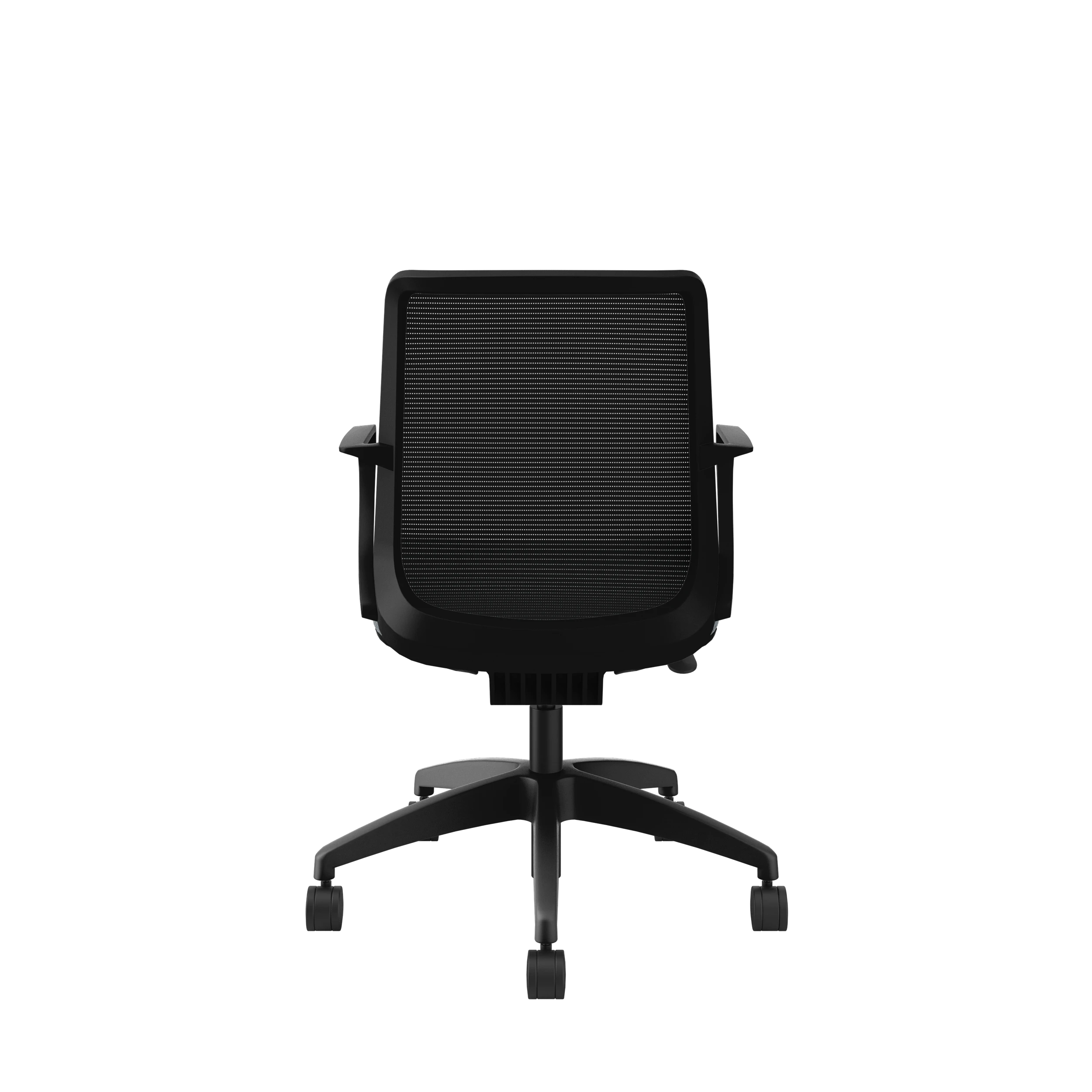 Ergonomic Cliq Office Chair with Synchro Tilt Mechanism - Basalt Fabric & Black Designer Frame for Home Office, Gaming, and Workspace Comfort