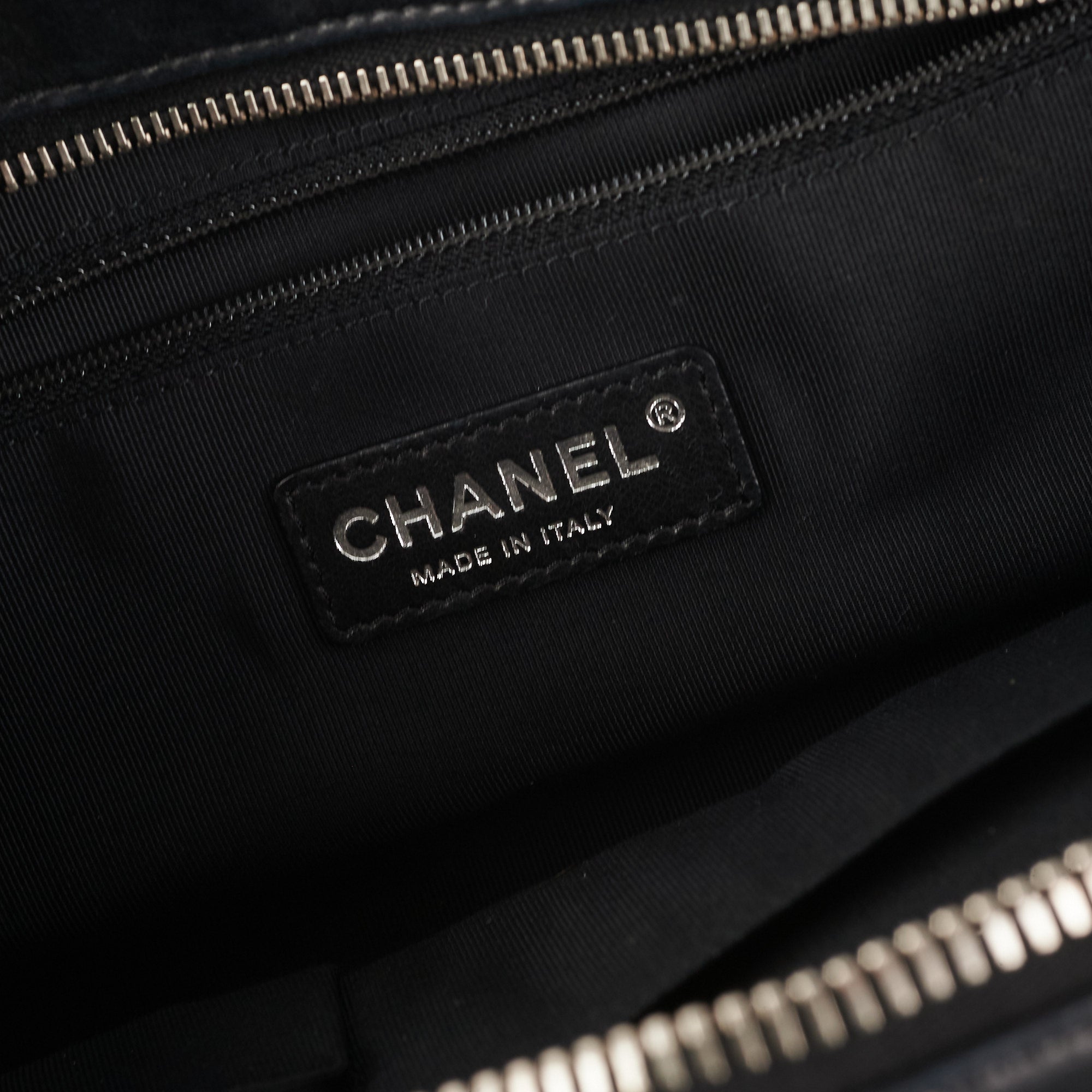 Chanel Quilted Leather Bowling Bag - Classic Black Designer Handbag for Women | Perfect for Work, Travel & Evening Events