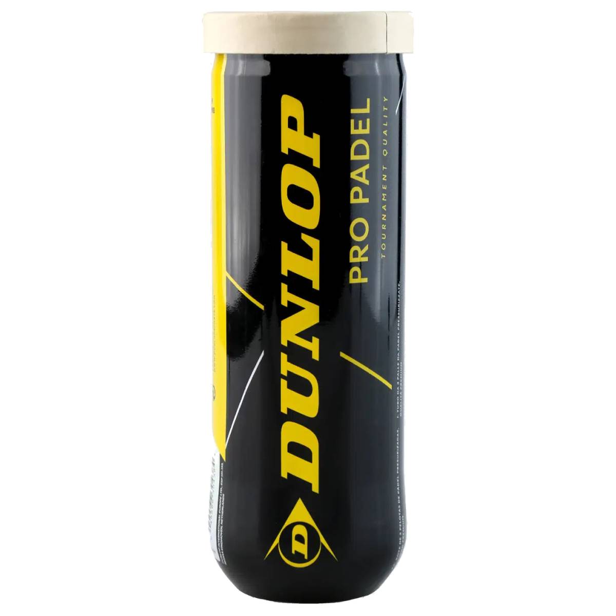 Dunlop PB 23 Pro Padel Balls - 3 Ball Can | Premium Padel Tennis Balls for Competition & Training | Indoor & Outdoor Court Use