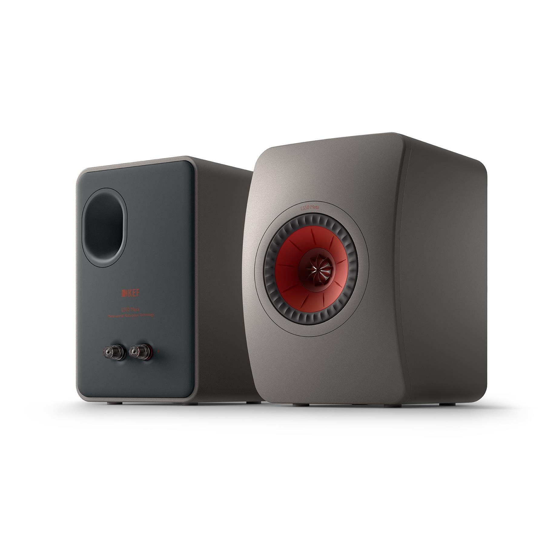 KEF LS50 Meta HiFi Bookshelf Speakers - Premium Audiophile Sound for Home Theater & Music Listening | Perfect for Studios, Living Rooms & Gaming Setups