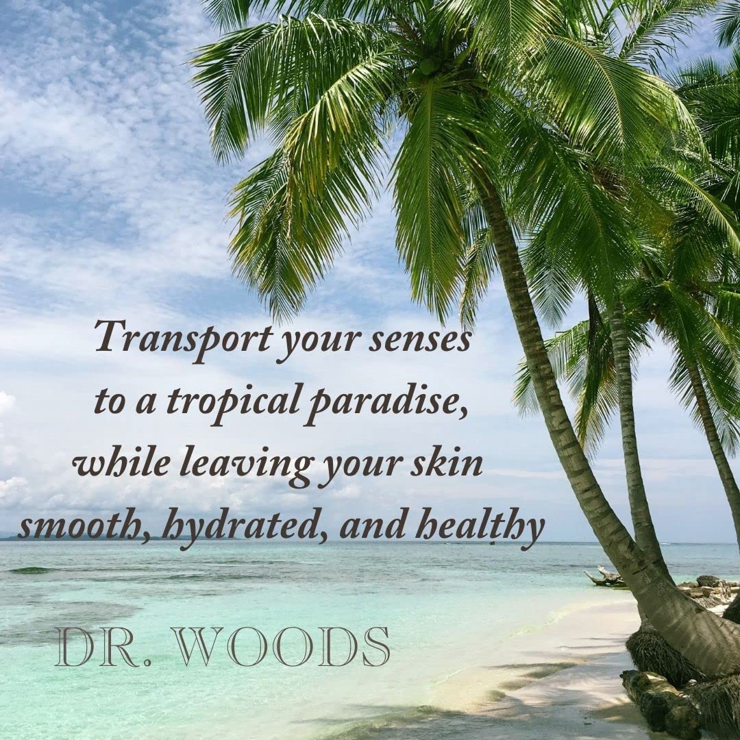 Dr. Woods Black Coconut Papaya Shea Butter Body Wash - 2oz Travel Size | Moisturizing Natural Soap for Dry Skin | Perfect for Gym, Travel & On-the-Go Use
