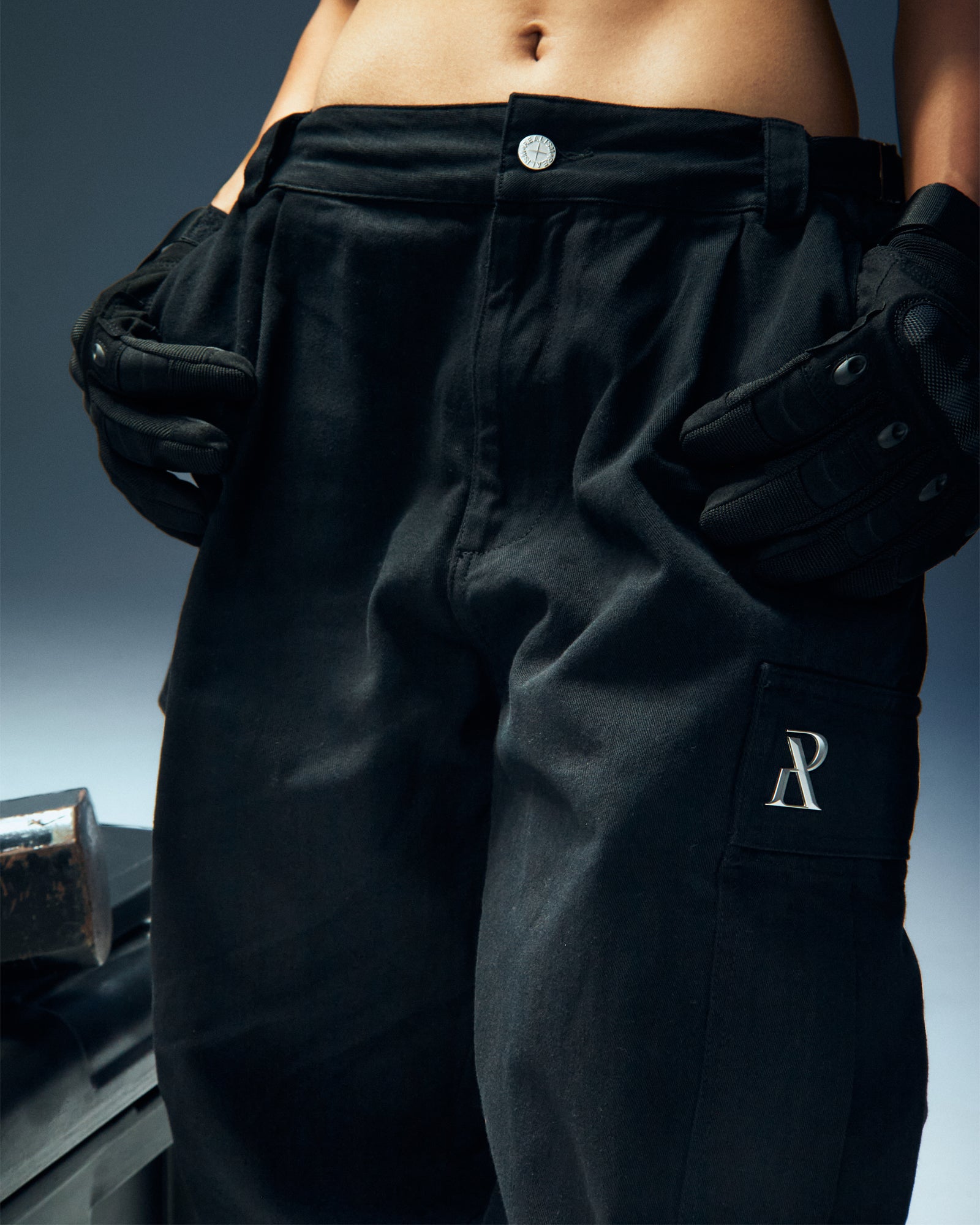 SSS Realism Alloy Cargo Pants for Men - Durable Tactical Work Pants with Multiple Pockets - Black - Perfect for Outdoor, Hiking, and Workwear