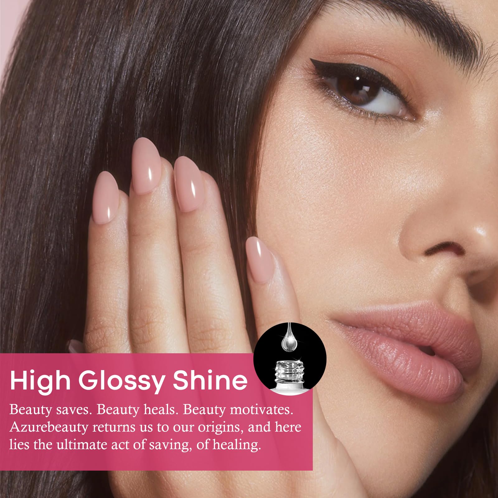 AZUREBEAUTY 4+4Pcs Dip Powder Liquid Set - 15ml/0.5oz Base Coat, Top Coat, Activator & Brush Saver with Nail File | Essential Dipping Powder Nail Kit for Salon & Home Manicure | No UV Lamp Needed | Perfect for DIY Nail Art & Professional Nail Designs