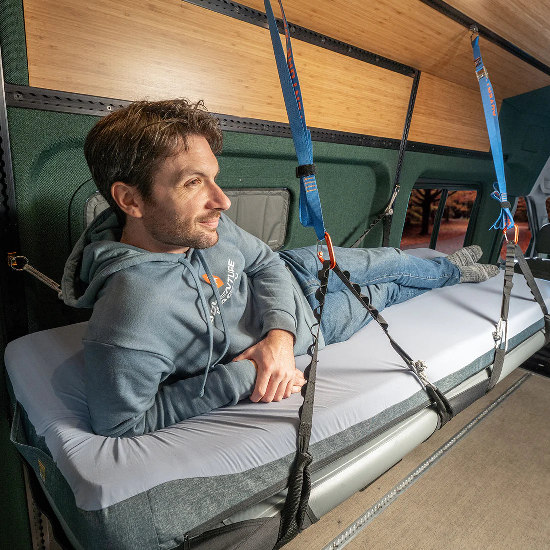 Adventure Wagon Soogan Bunk Camper Van Bed - Premium Foldable Sleeping Solution for Road Trips & Outdoor Adventures