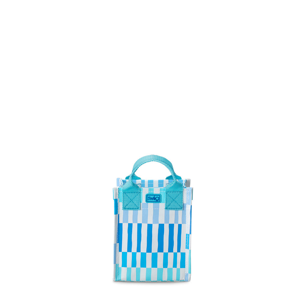 Eco-Friendly Glacier Stripe Reusable Mini Gift Bags - Perfect for Birthday, Christmas, Wedding & Party Favors - Sustainable Fabric Gift Packaging