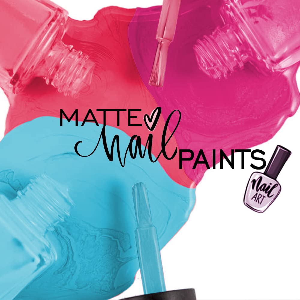 PERPAA® Super Matte Nail Polish Set - 3 Colors (Dark Green, Black, White) | Long Lasting, Quick Drying & Waterproof Matte Finish | 6ml Each | Perfect for Nail Art, Gifts & Everyday Wear