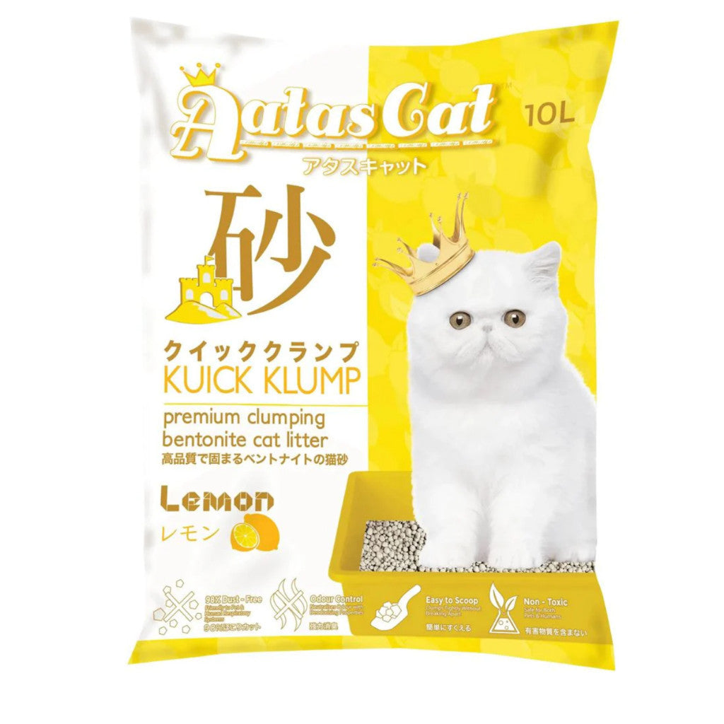 Premium Aatas Cat Litter - 6L Kofu Klump, 7L Krisp Klump Paper & 10L Kuick Klump Bentonite | Odor Control, Super Absorbent & Hygienic | Ideal for Multi-Cat Homes & Small Apartments