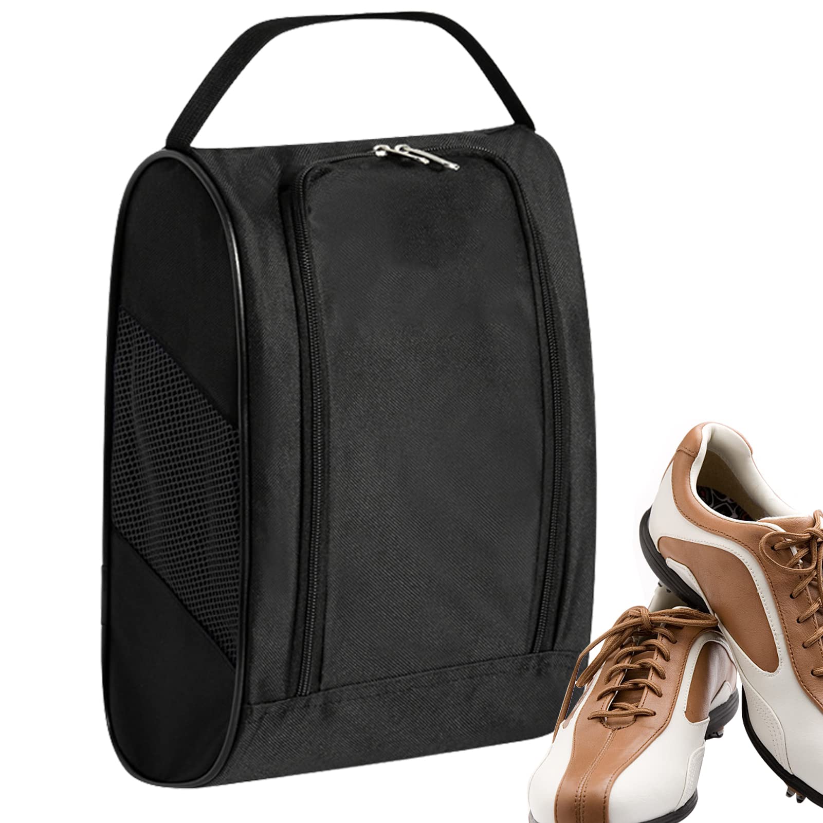 **Breathable Golf Shoe Travel Bag with Ventilation – Lightweight Sports Shoe Carrier for Golf, Baseball & Soccer – Perfect for Tees, Balls & Accessories – Ideal for Travel, Gym & Outdoor Sports**