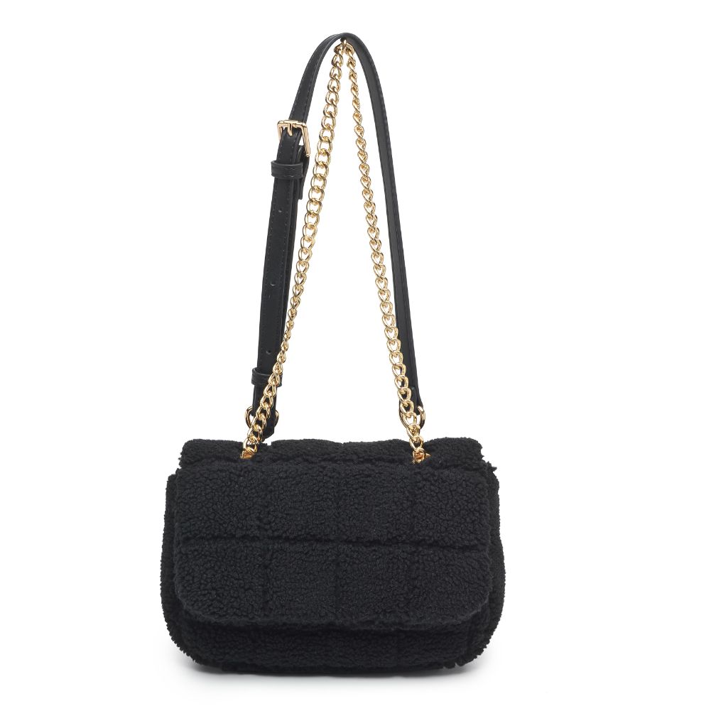 Ryeland Sherpa Crossbody Bag for Women - Soft Fleece Shoulder Purse with Adjustable Strap, Perfect for Travel, Shopping & Daily Use