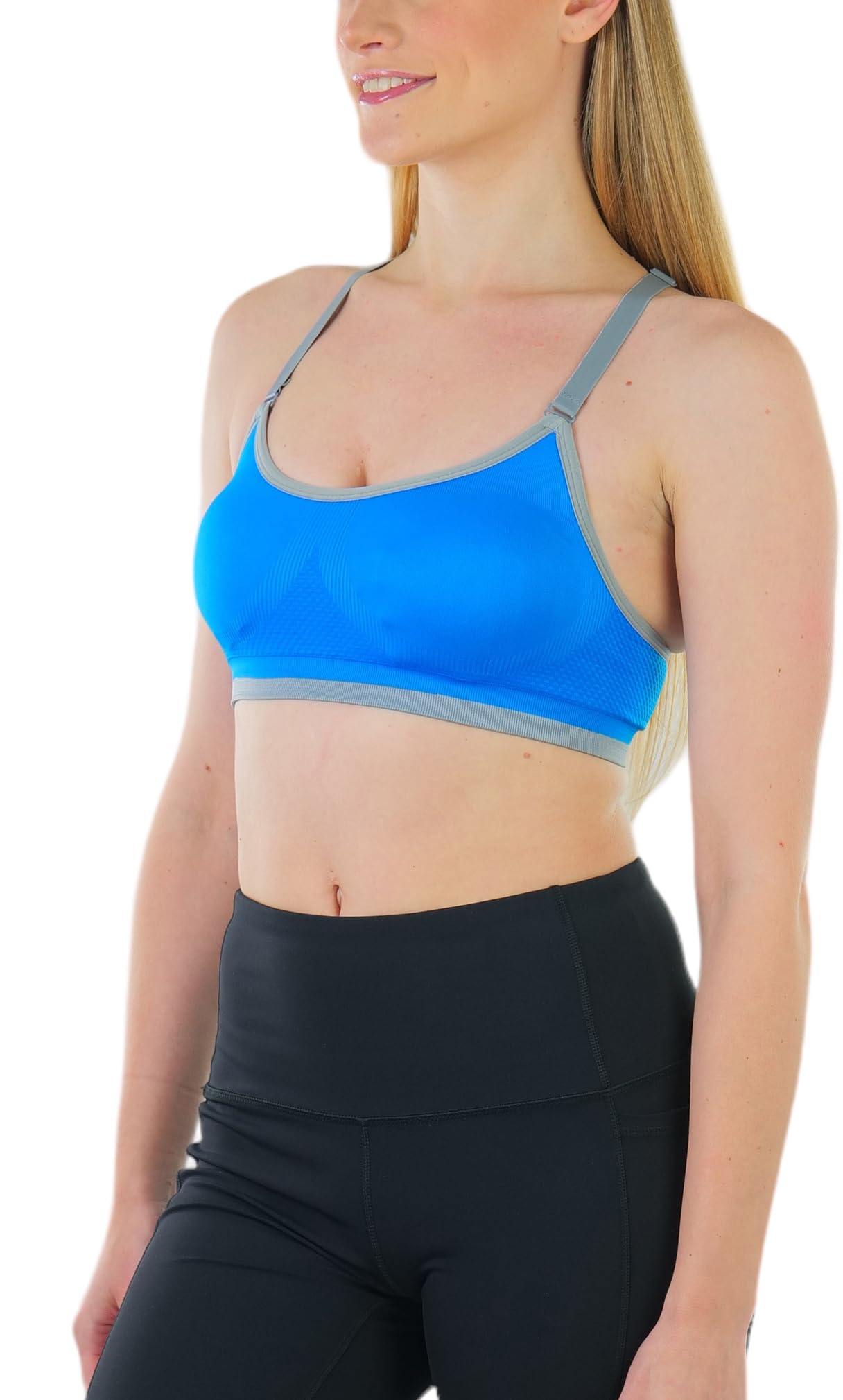 ToBeInStyle Women's Seamless Wire-Free Sports Bras & Bralettes - Supportive Comfort for Yoga, Gym & Everyday Wear
