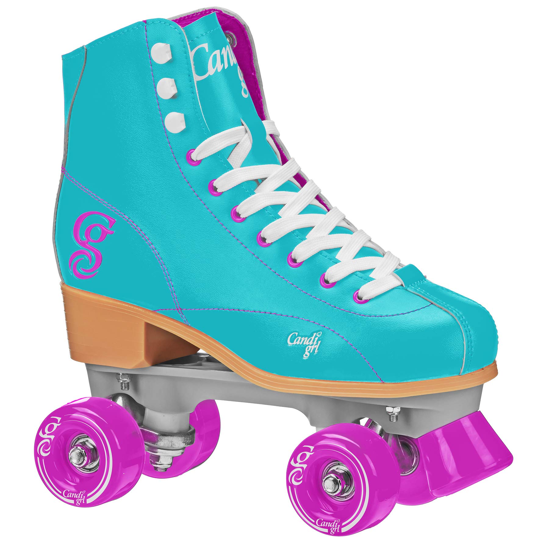 Reewind Men's Roller Skates for Adults - High Top Quad Skates with Adjustable Toe Stops - Perfect for Indoor & Outdoor Skating, Rink, Park, Fitness & Roller Derby