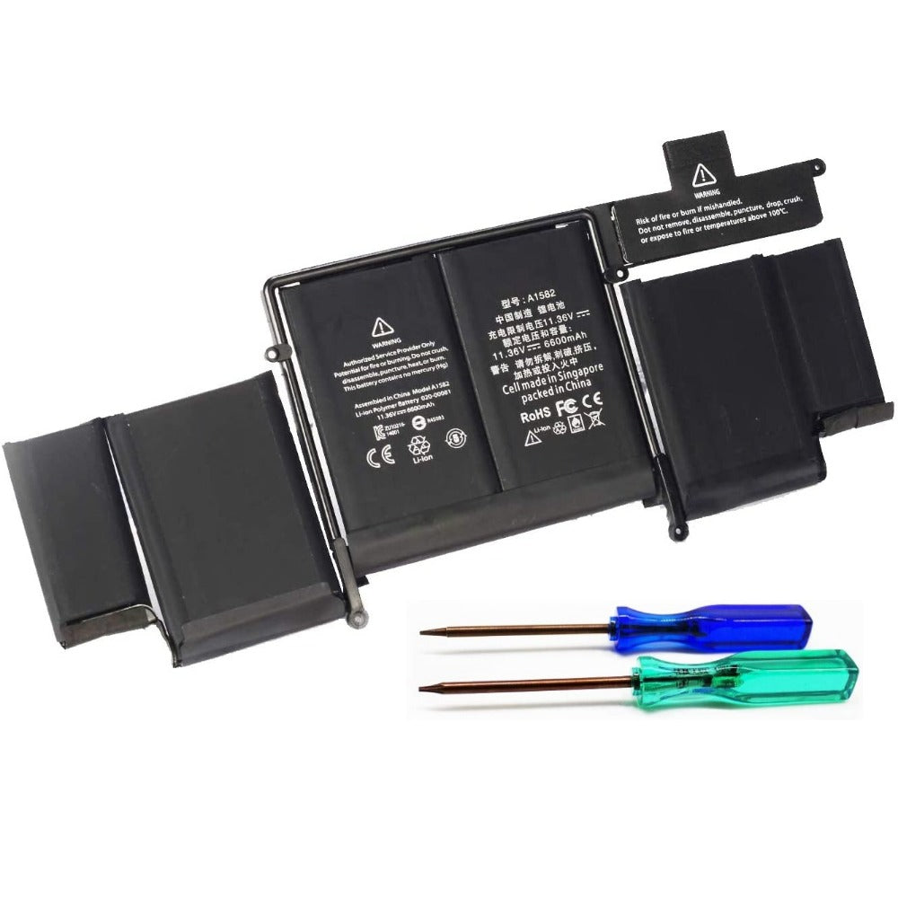 Original A1502 Battery Replacement for MacBook Pro 13-inch Late 2013 & Early 2015 (Model A1582) - High Performance Laptop Battery for Work, Study & Travel