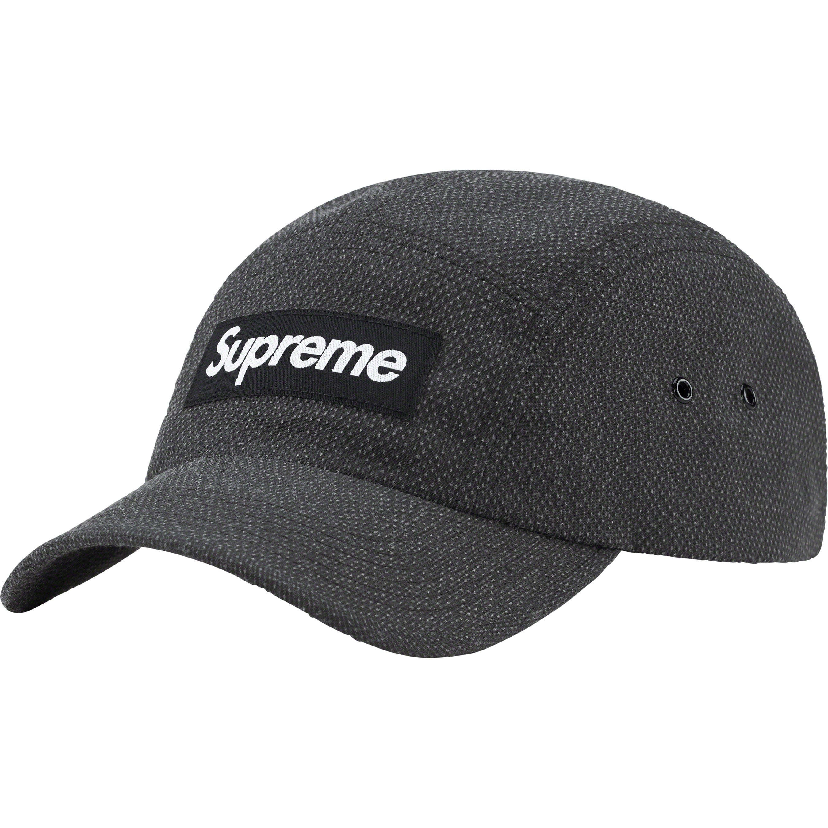 Supreme Kevlar Camp Cap - Black Unisex Baseball Hat for Outdoor Sports & Streetwear Fashion