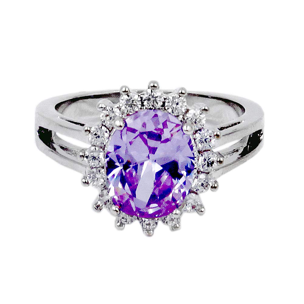 Elegant Oval & Round CZ Rings for Women - Wedding, Engagement, Party & Cocktail Jewelry - Statement Fashion Rings Size 5-10 - Perfect for Bridal, Anniversary & Special Occasions