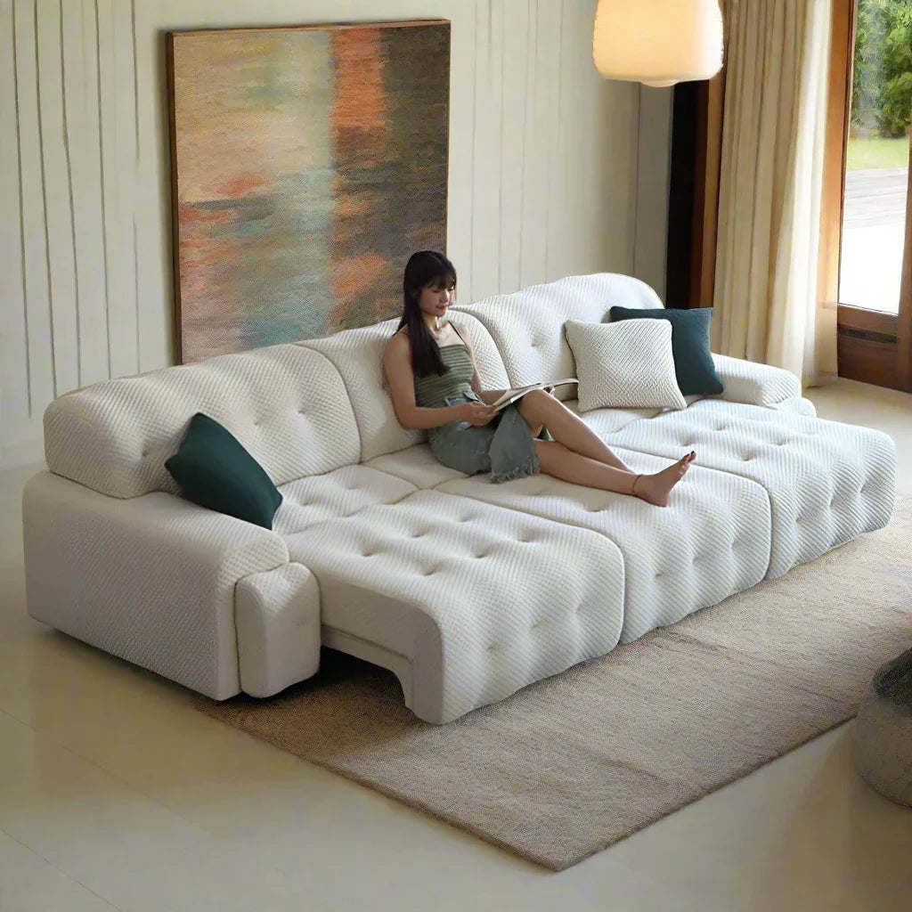 Divano Lazy Sofa Bed - Convertible Folding Futon for Living Room, Bedroom & Small Spaces | Comfortable Lounge Chair & Guest Bed | Perfect for Apartments, Dorms & Home Decor